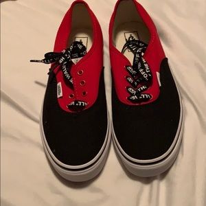 Vans Authentic Shoes Checkered Sidewalls